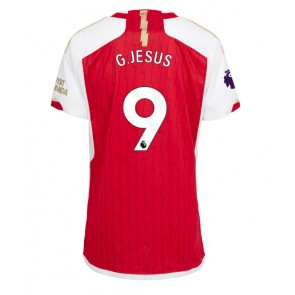 Arsenal Gabriel Jesus #9 kläder Kvinnor 2023-24 Hemmatröja Kortärmad